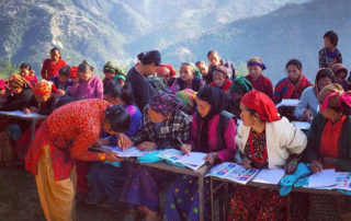 Seven Women Nepalese classes